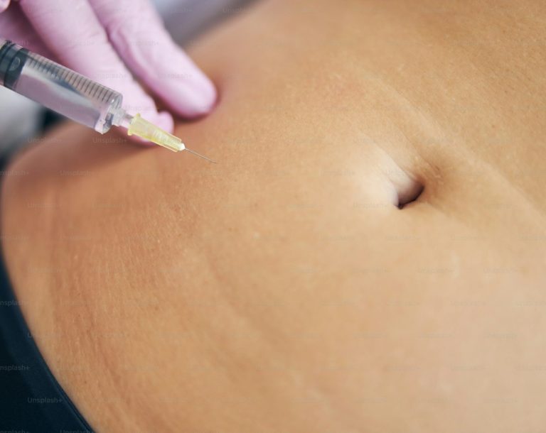 Fettwegspritze Um schnell Fett zu verbrennen